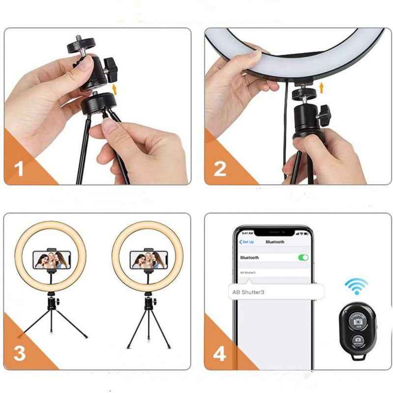 Transform Your Content with the 10-Inch LED Ring Light for Perfect Selfies and Streaming