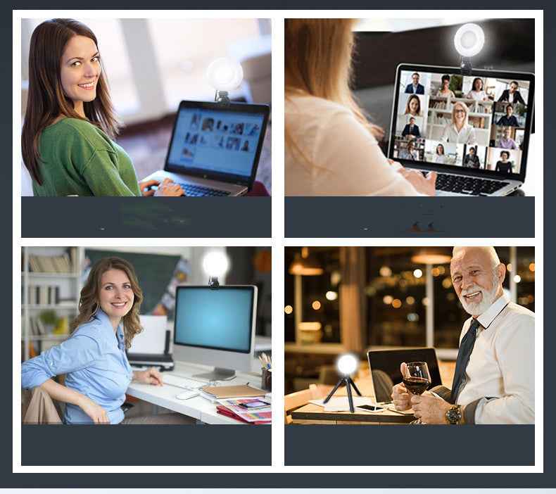 Video Conference Fill Light with Phone Holder