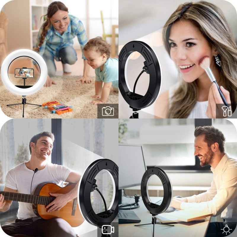 Transform Your Content with the 10-Inch LED Ring Light for Perfect Selfies and Streaming