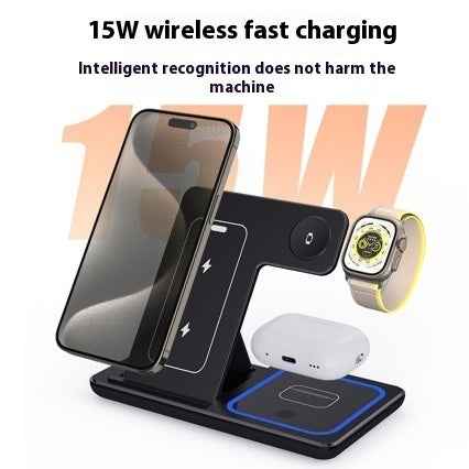 15W 3 in 1 Wireless Charger Stand for Phone & AirPods