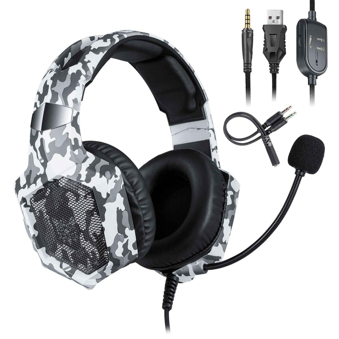 ONIKUMA K8 Gaming Headset - Wired Over-Ear Headphones
