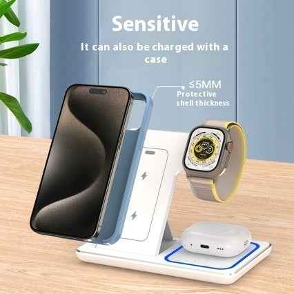 15W 3 in 1 Wireless Charger Stand for Phone & AirPods
