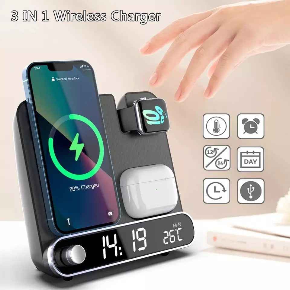 Wireless Charging Alarm Clock: Your All-in-One Solution for Time and Power