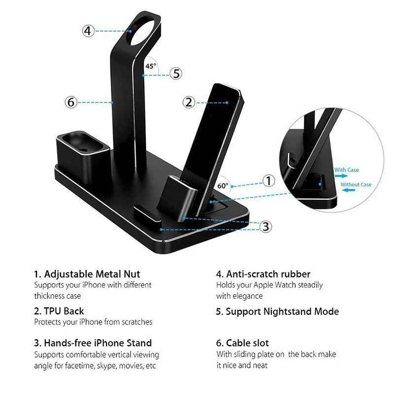 4 in 1 AirPods Charging Dock Holder