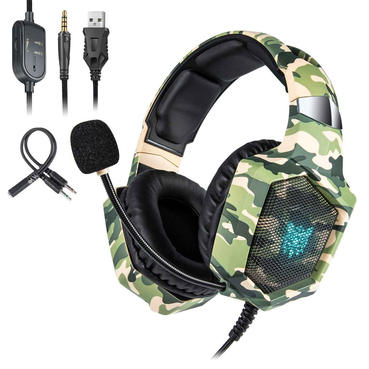 ONIKUMA K8 Gaming Headset - Wired Over-Ear Headphones