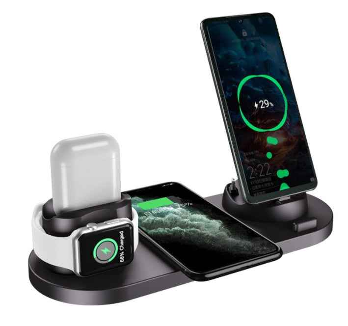 6 in 1 Wireless Charging Dock for iPhone & Watch