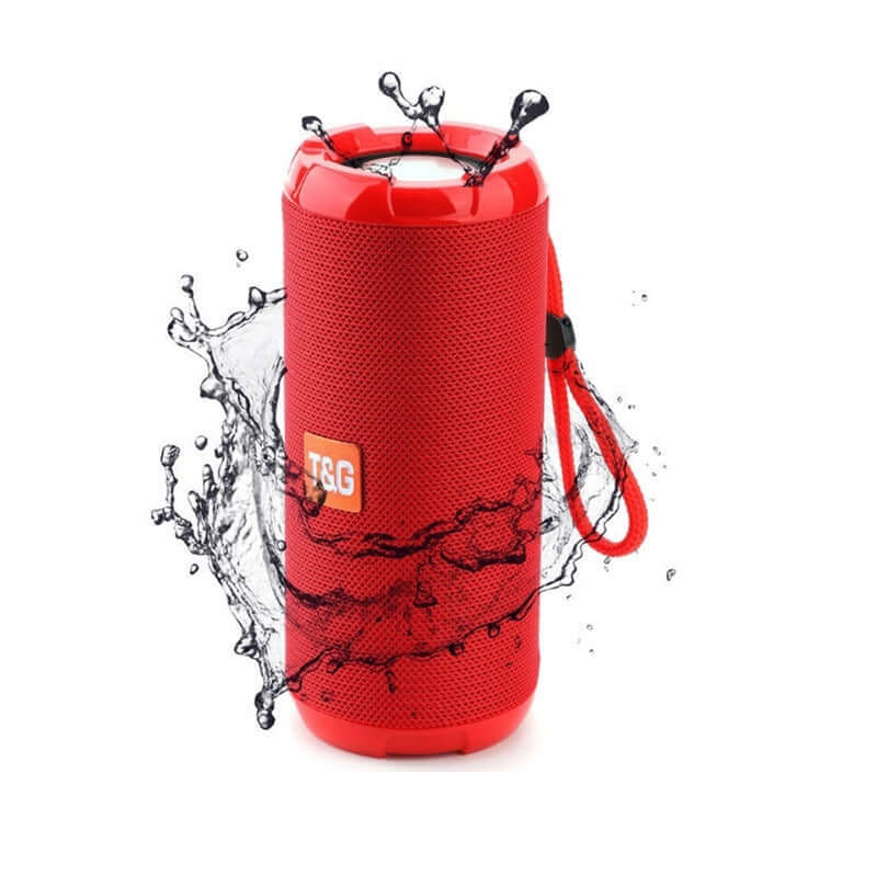 Portable Bluetooth Speaker collection in various colors on display, showcasing outdoor handheld audio devices.