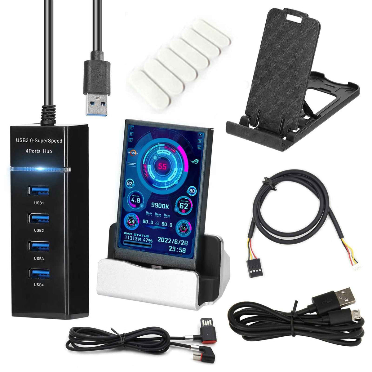 Boost Your Productivity with the Compact 3.5 Inch USB Monitor