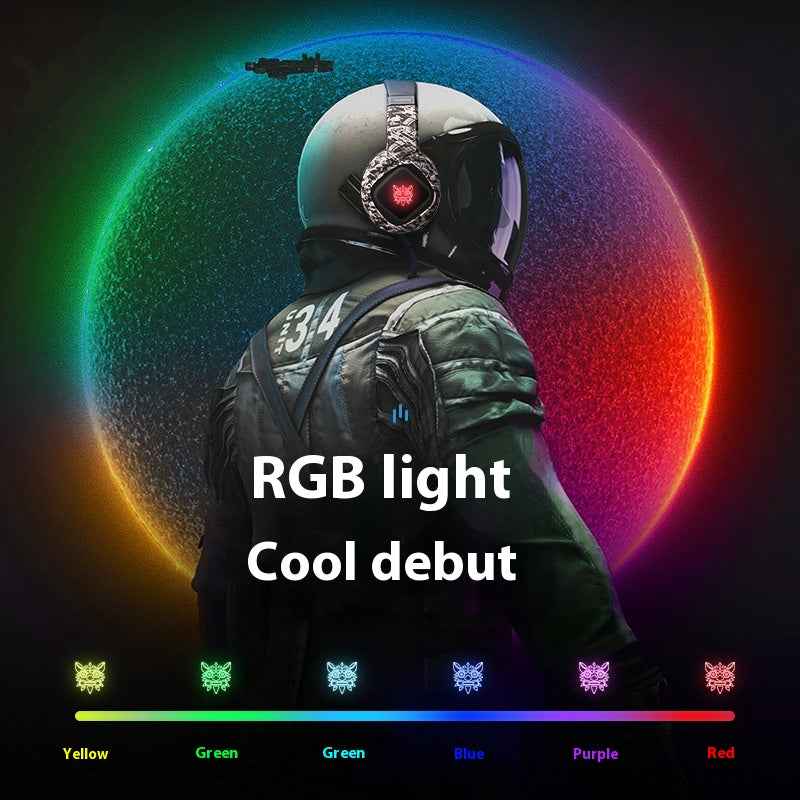 RGB Gaming Headset with Bass & Microphone