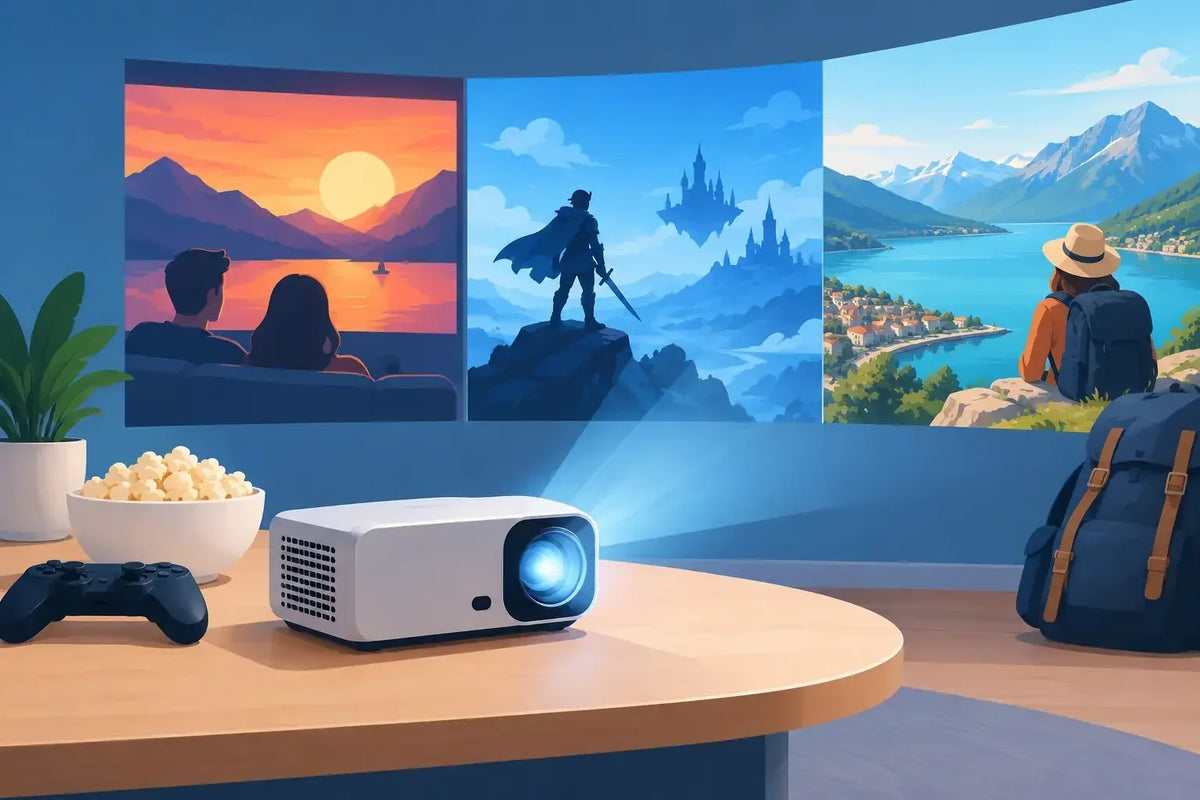 Mini Projectors for Movies, Games, and Travel