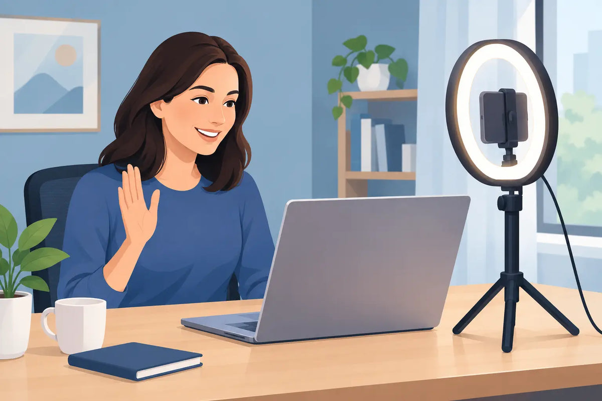 Best Selfie Light for Video Calls at Home