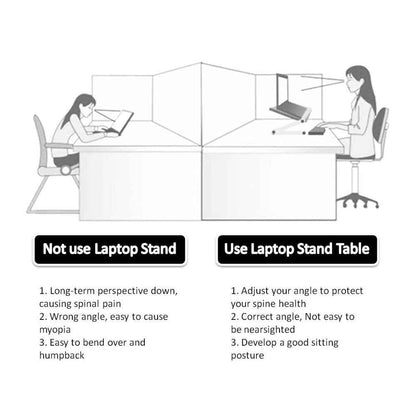Enhance Your Comfort with the Foldable Ergonomic Laptop Stand