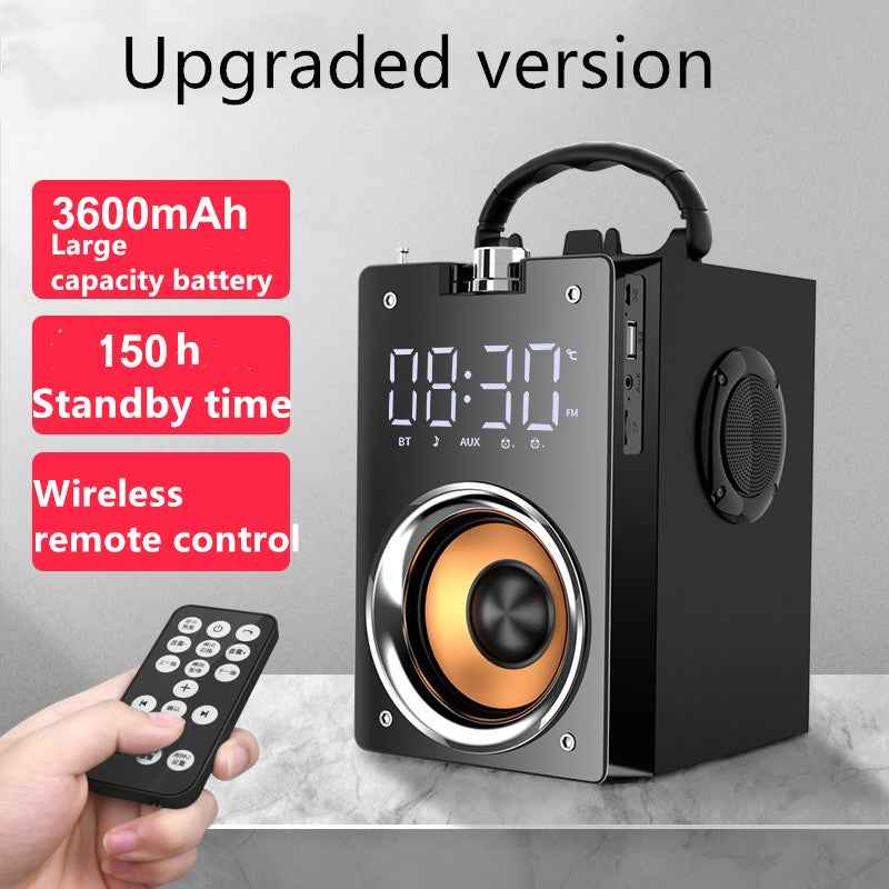 Portable Bluetooth Speaker with Remote: Ultimate Outdoor Music Experience