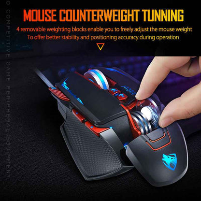 Elevate Your Gaming Experience with the Thunder Wolf V9 Gaming Mouse