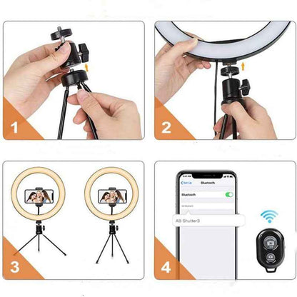 Transform Your Content with the 10-Inch LED Ring Light for Perfect Selfies and Streaming