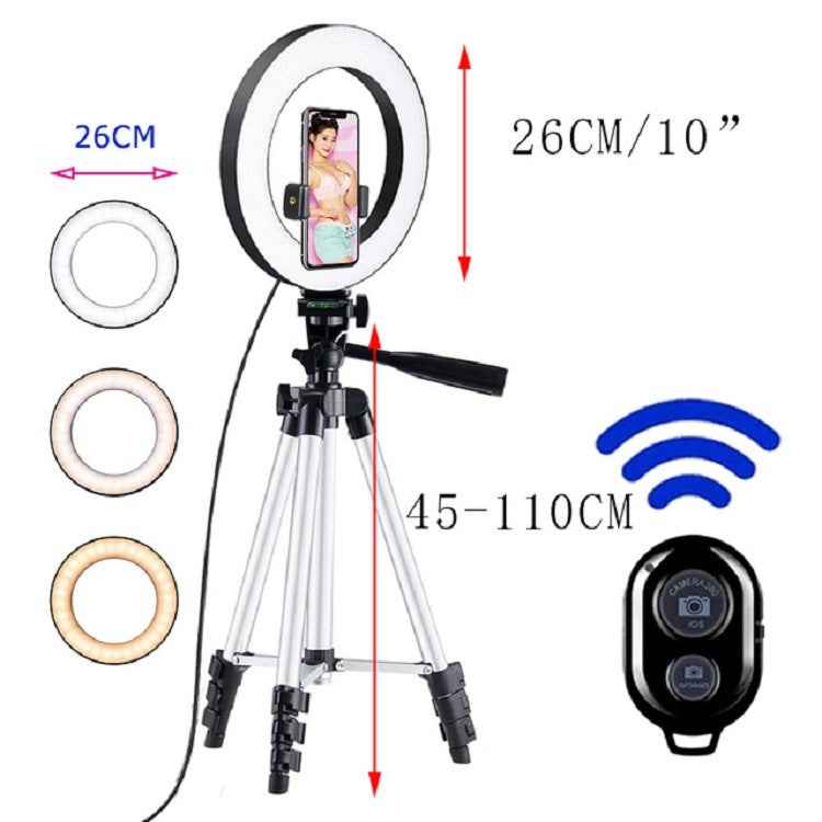 LED Selfie Ring Light Tripod for Makeup &amp; Photos