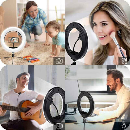 Transform Your Content with the 10-Inch LED Ring Light for Perfect Selfies and Streaming