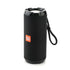 Portable Bluetooth Speaker in black, perfect for outdoor use and portable audio entertainment.