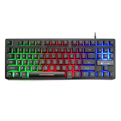 Compact Mechanical Gaming Keyboard - Elevate Your Typing Experience Anywhere