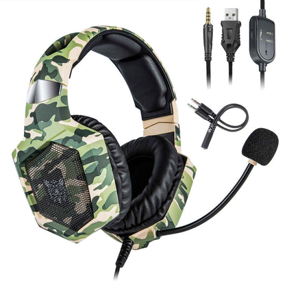 ONIKUMA K8 Gaming Headset - Wired Over-Ear Headphones