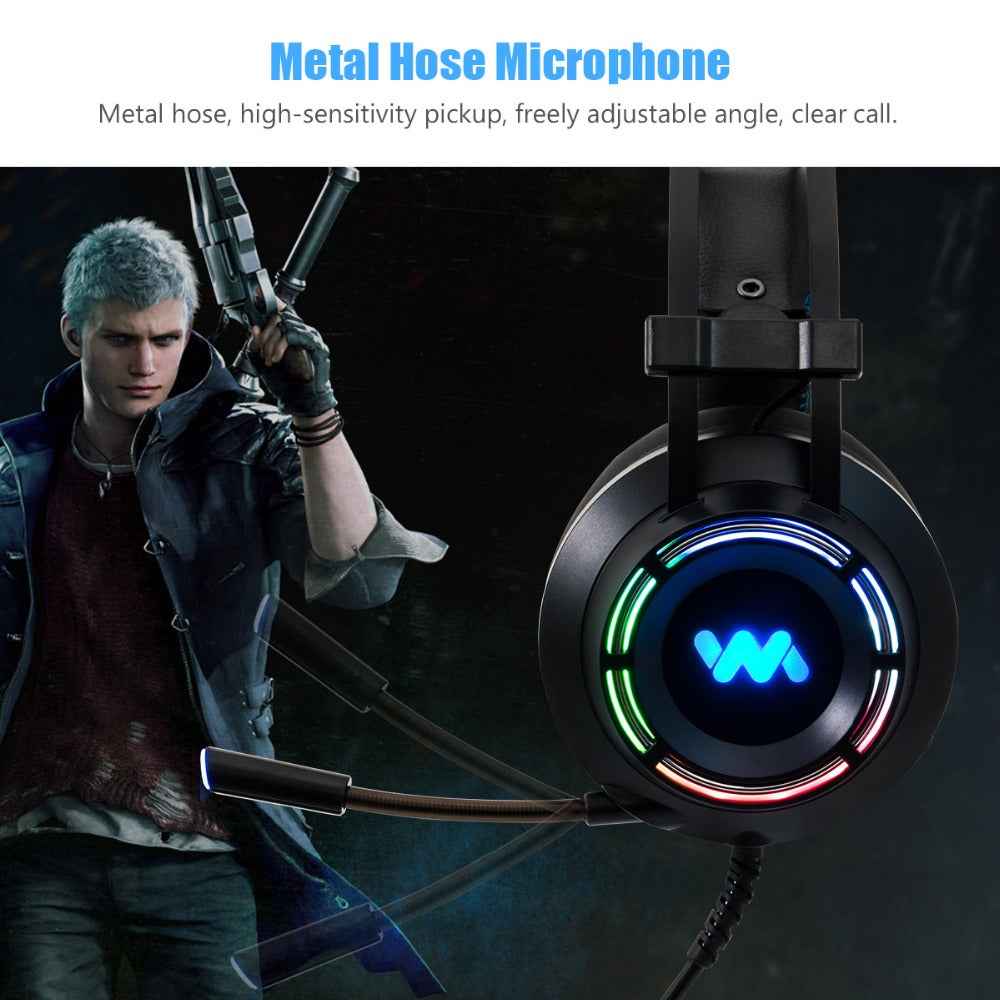 Gaming Internet Cafe Gaming Headset 7.1 Surround Sound