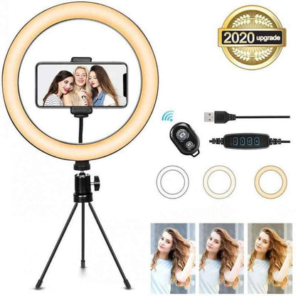 Transform Your Content with the 10-Inch LED Ring Light for Perfect Selfies and Streaming