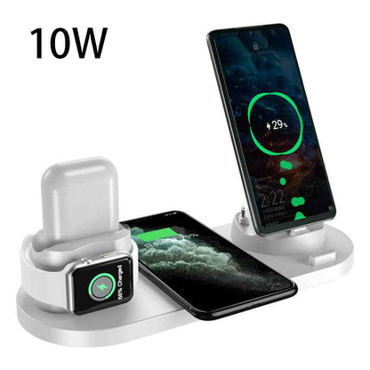 6 in 1 Wireless Charging Dock for iPhone &amp; Watch