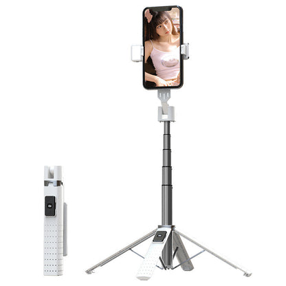 Bluetooth Selfie Stick with Fill Light &amp; Foldable Tripod Stand