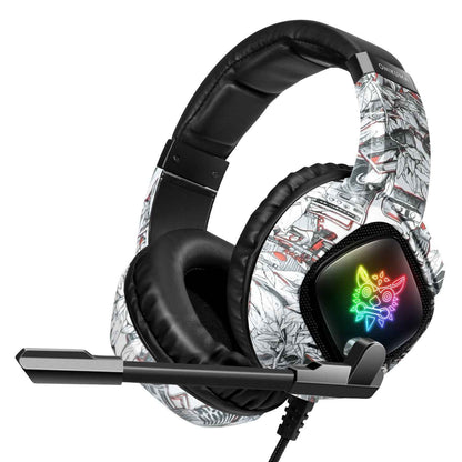 RGB Gaming Headset with Bass &amp; Microphone