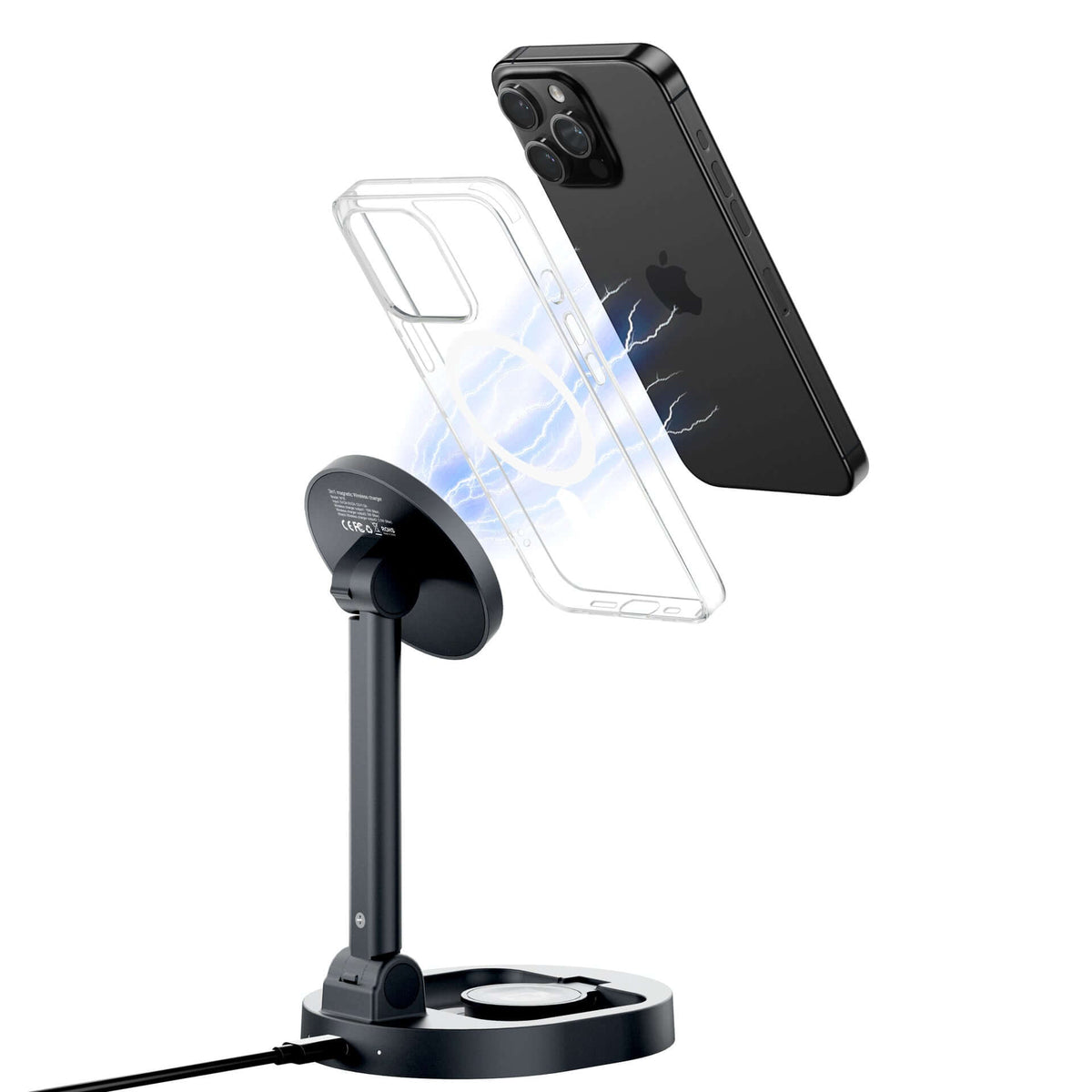 Magnetic 3-in-1 Wireless Charging Stand