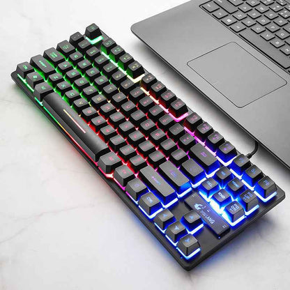Compact Mechanical Gaming Keyboard - Elevate Your Typing Experience Anywhere