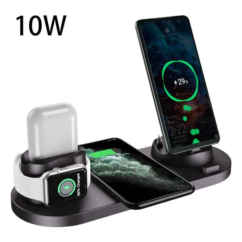 6 in 1 Wireless Charging Dock for iPhone &amp; Watch