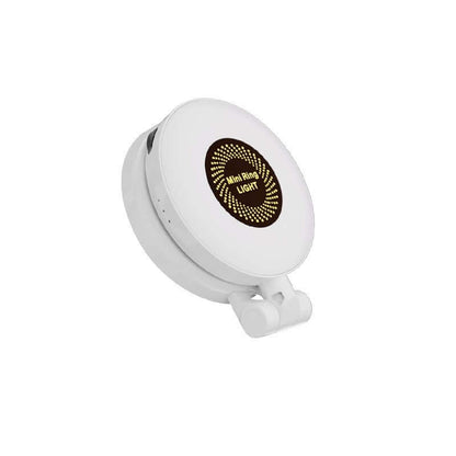 Selfie Phone Holder With Makeup Mirror clip-on fill light