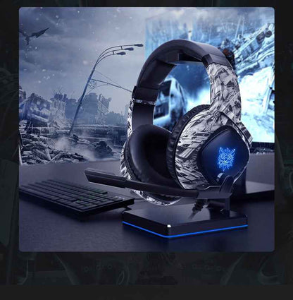 RGB Gaming Headset with Bass &amp; Microphone