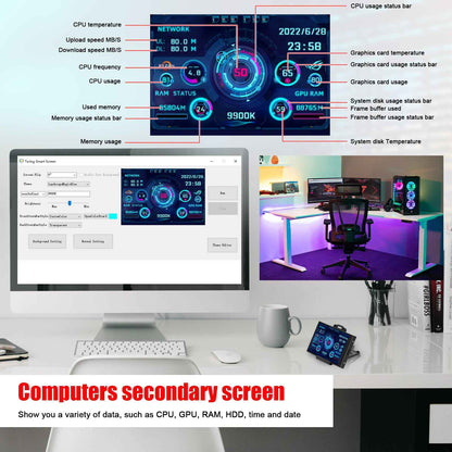 Boost Your Productivity with the Compact 3.5 Inch USB Monitor