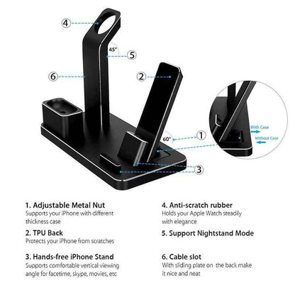 4 in 1 AirPods Charging Dock Holder