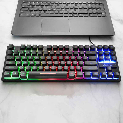 Compact Mechanical Gaming Keyboard - Elevate Your Typing Experience Anywhere