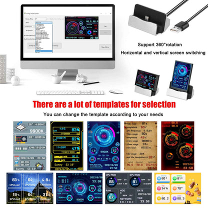 Boost Your Productivity with the Compact 3.5 Inch USB Monitor