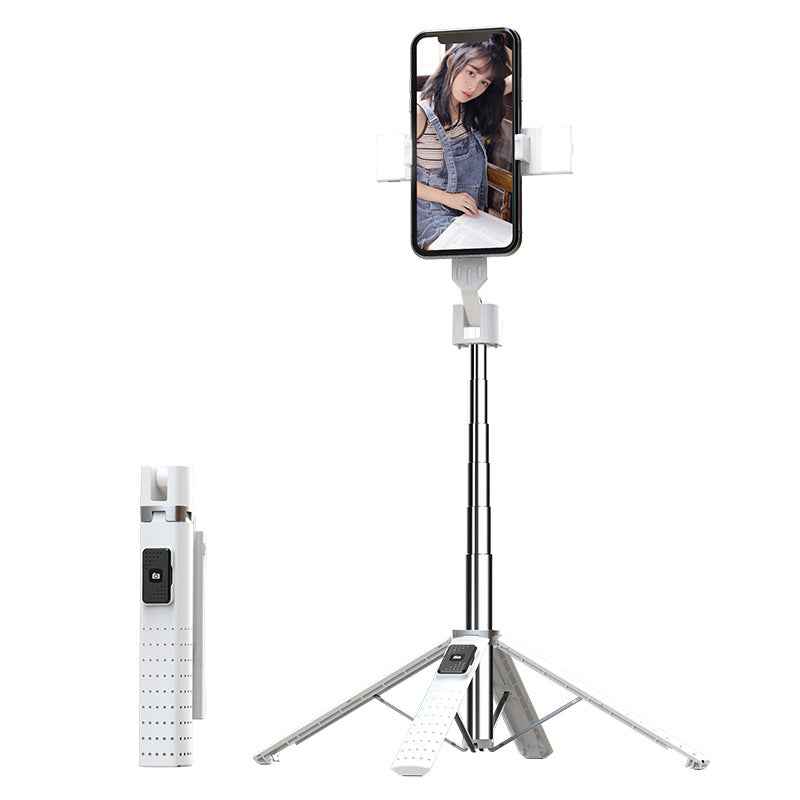 Bluetooth Selfie Stick with Fill Light &amp; Foldable Tripod Stand