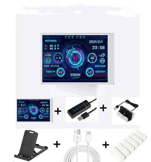 Boost Your Productivity with the Compact 3.5 Inch USB Monitor