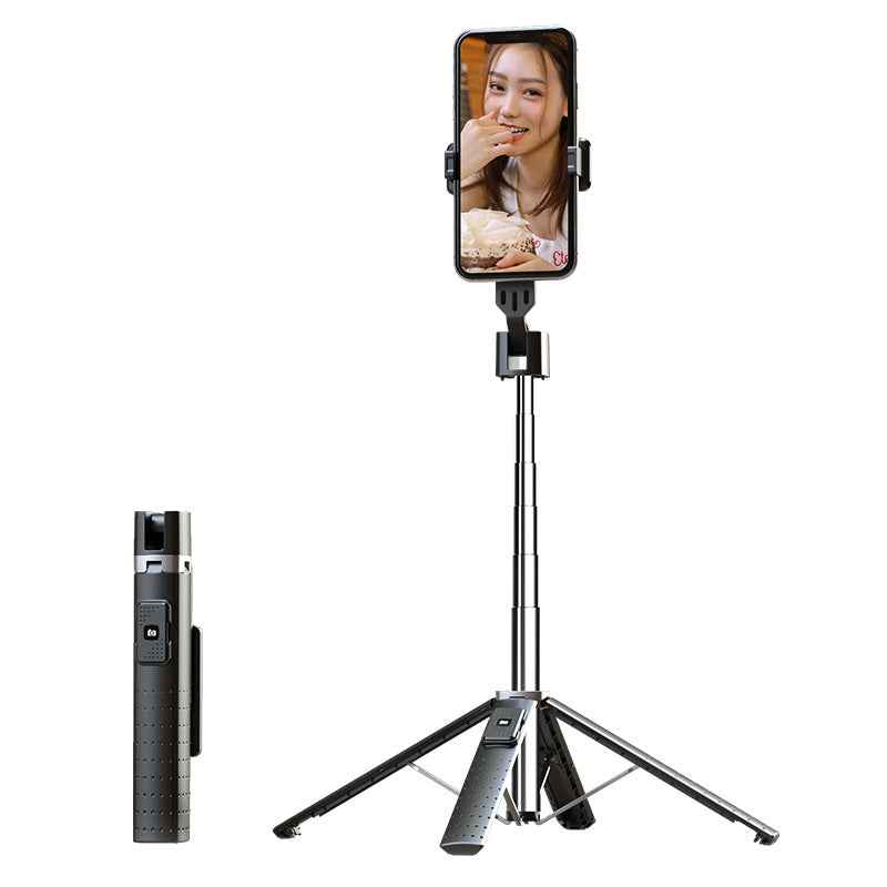 Bluetooth Selfie Stick with Fill Light &amp; Foldable Tripod Stand