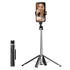 Bluetooth Selfie Stick with Fill Light & Foldable Tripod Stand