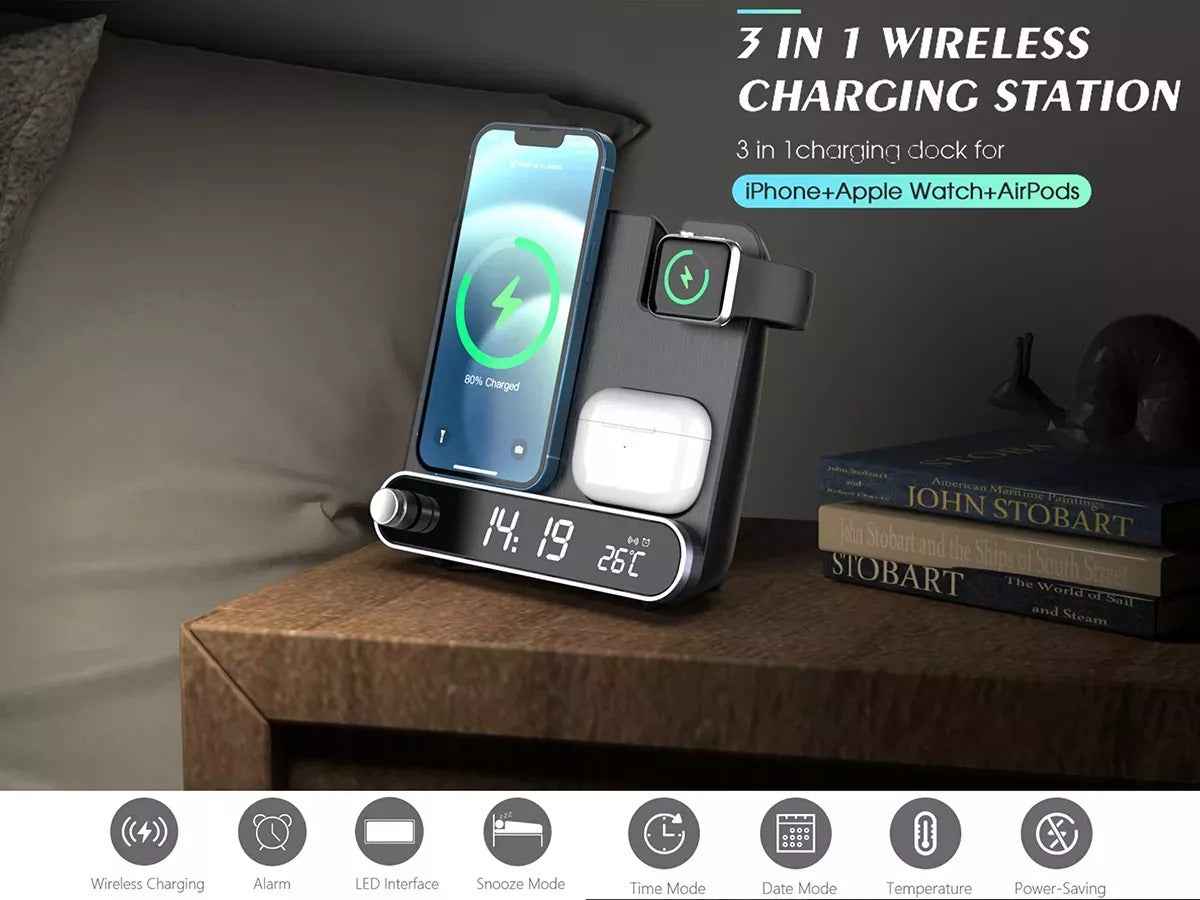 Wireless Charging Alarm Clock: Your All-in-One Solution for Time and Power