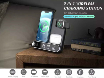 Wireless Charging Alarm Clock: Your All-in-One Solution for Time and Power