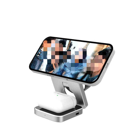 Experience Convenience with the Foldable Wireless Charger Station - 3 in 1 Solution