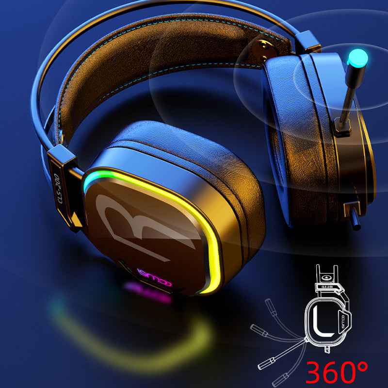 Immersive Gaming Headset: Wired USB Headphones with 7.1 Surround Sound &amp; Microphone